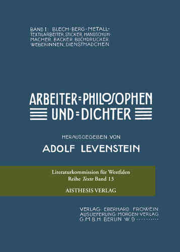 Levenstein, Adolf (Hg.): Arbeiter-Philosophen und -Dichter