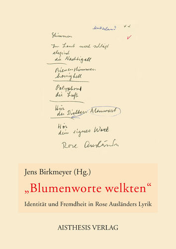 [E-Book] Birkmeyer, Jens (Hg.): „Blumenworte welkten“