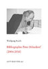 [E-Book] Rasch, Wolfgang: Bibliographie Peter Rühmkorf (2004-2016)