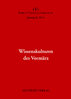 [OA] Wissenskulturen des Vormärz. Jahrbuch Forum Vormärz Forschung 2011, 17. Jahrgang