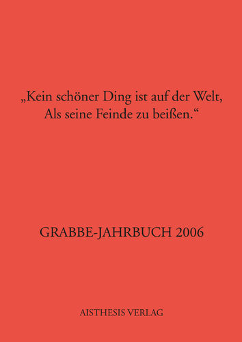 [OA] Grabbe-Jahrbuch 2006